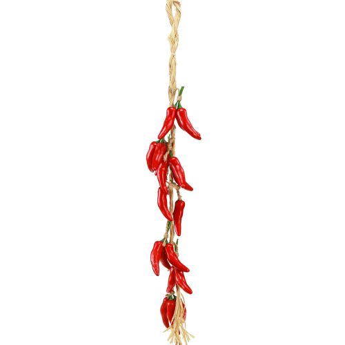 Product Decorative Hanging Summer Chili Peppers Red Artificial L50cm