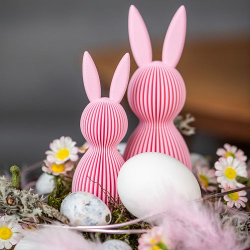 Product Decorative Easter bunny, symbol for spring-like home decor, 13cm, 3 pieces