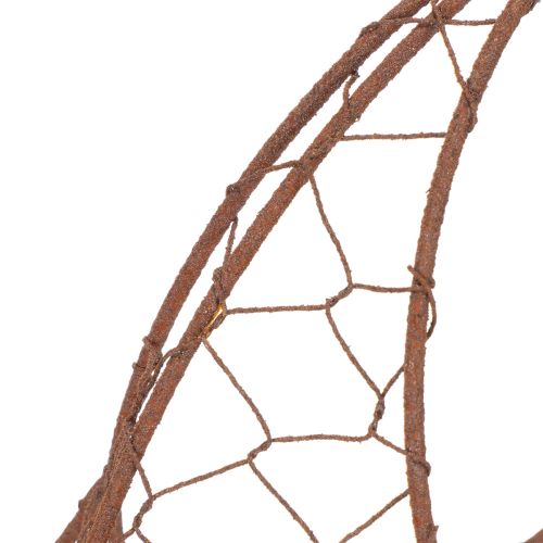 Wire basket, metal planter, spring decoration, Easter basket, brown, rust finish, H34cm L30cm | Floristik24.ie