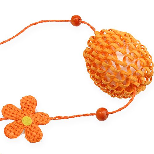 Product Easter pendant, egg garland orange 120cm