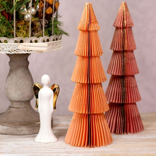 Product Angel figurines ceramic angel white gold 6cmx5cmx15cm 2pcs