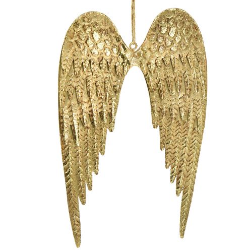 Product Angel wings for hanging metal wings gold 12×19cm 2 pcs