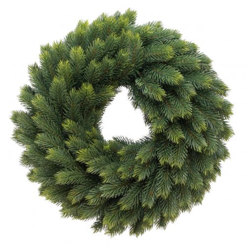 Floristik24 Festive Artificial Fir Wreath – Natural Green Colors, 50 cm – for Indoor and Outdoor Use