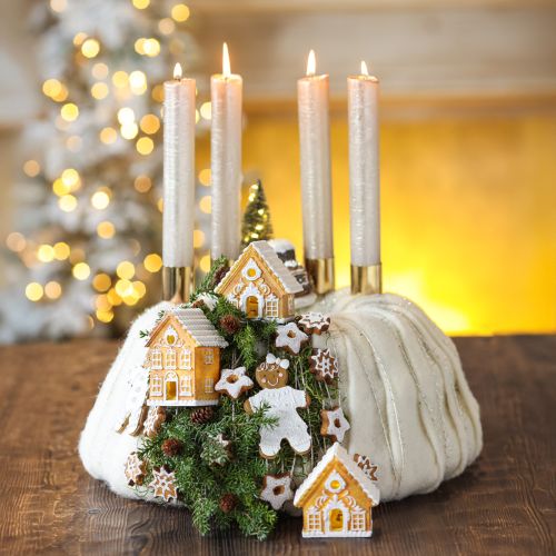 Product Felt ribbon 15cm x 5m white