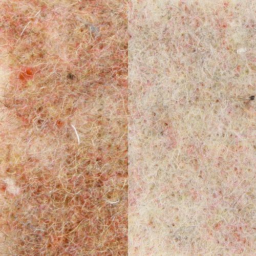 Product Felt ribbon wool ribbon decorative fabric brown-red beige wool felt 7.5cm 5m