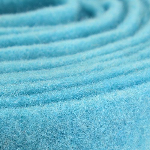 Floristik24 Felt ribbon turquoise 15cm x 5m