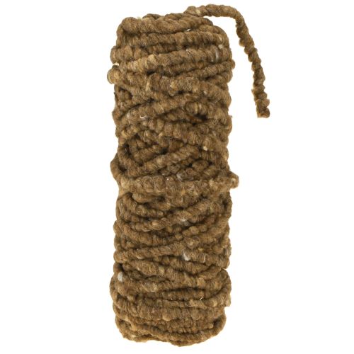 Felt cord fleece Mirabell 25m brown