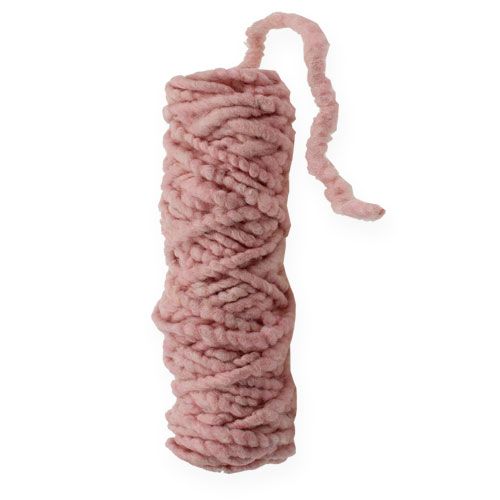 Felt Cord Flausch Mirabell 25m Pink