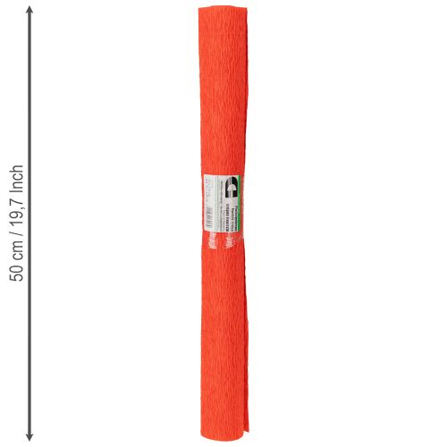 Product Florist crepe paper red 50x250cm
