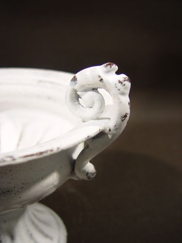 Floristik24 Cup with handle Ø 16cm H12.5cm white