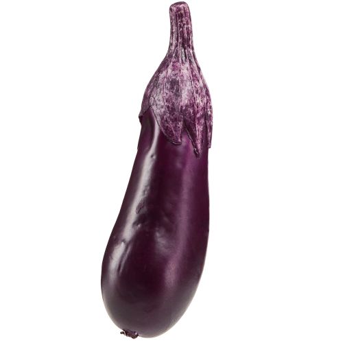 Floristik24 Vegetable decoration eggplant food dummy 15cm