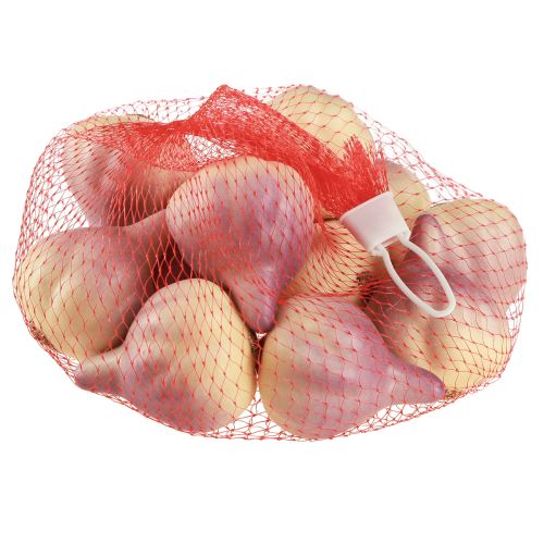 Product Vegetable Decoration Garlic Yellow Purple in Net Ø4.5cm 12 pcs