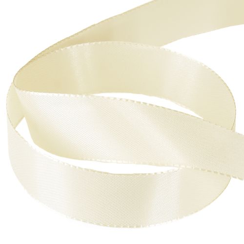 Product Gift ribbon and decorative ribbon cream taffeta ribbon 25mm 50m