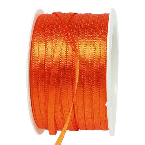 Product Gift and decoration ribbon 3mm 50m orange