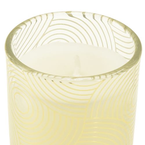 Product Gift set room fragrance scented candles in a glass vanilla scent