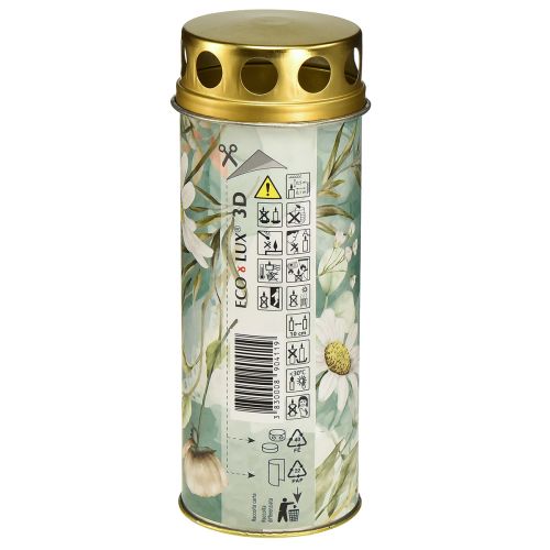 Product Grave light with mourning motif Ø6cm H17cm 6pcs