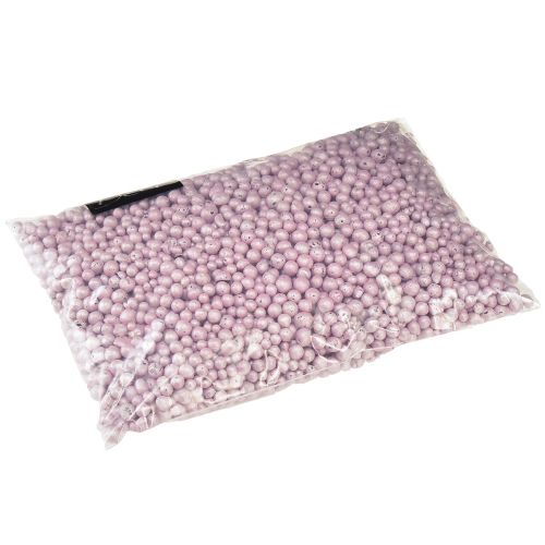 Product Brilliant decorative beads 4mm - 8mm clay granules pink 1l