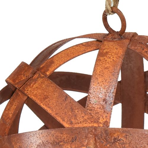 Floristik24 Rusty metal ball Ø15cm garden balls for outdoors 2pcs