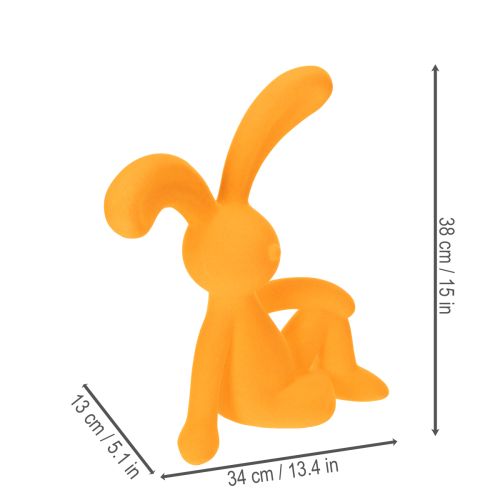 Product Decorative rabbit figurine for modern Easter decorating ideas, 38cm