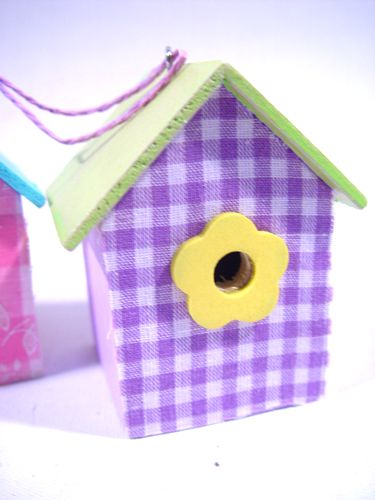 Bird houses to hang 9cm 6pcs. sort | Floristik24.ie