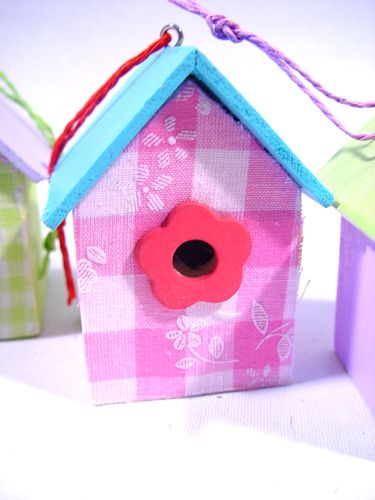 Bird houses to hang 9cm 6pcs. sort | Floristik24.ie