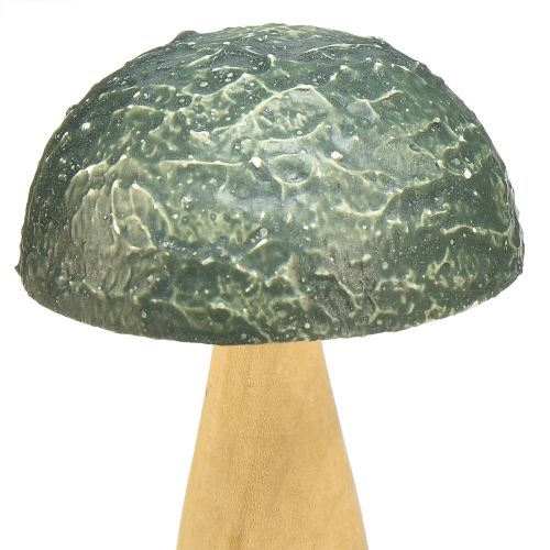 Product Wooden mushrooms decoration mushrooms autumn decoration wood assorted 11×7.5cm 3pcs