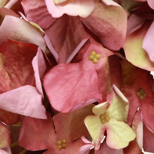 Product Hydrangea Wreath Mauve Pink Decorative Wreath Artificial Ø30cm
