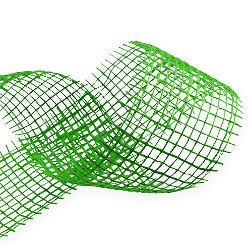 Product Jute ribbon green 5cm 40m