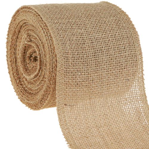 Floristik24 Jute ribbon natural table runner rustic jute pot ribbon 10cm 9m
