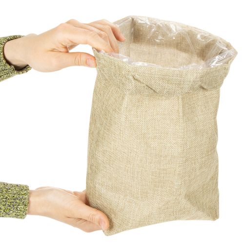 Jute bag 20×10cm H30cm Gift bag | Floristik24.ie