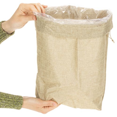 Jute bag 28×10cm H40cm | Floristik24.ie