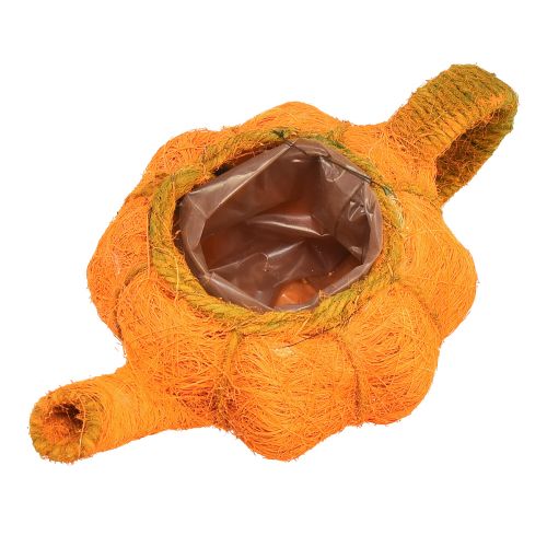 Product Jug for planting pumpkin decoration orange/yellow-green Ø13cm