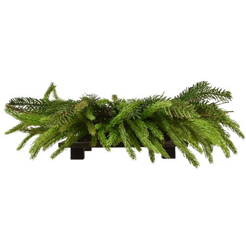Product Candle holder with artificial fir green for pillar candle Ø50cm