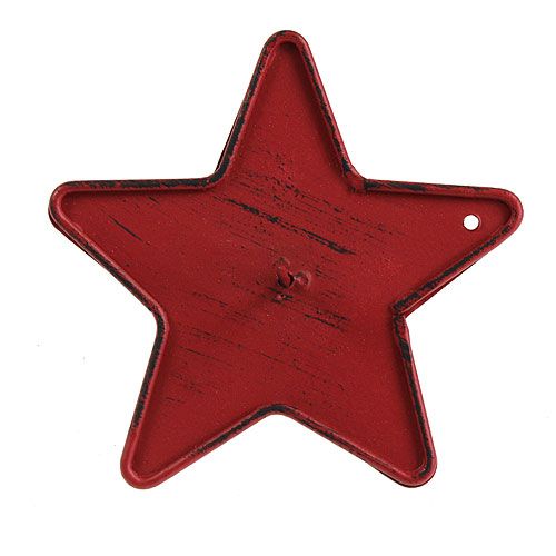 Product Candle holder star to stick 9cm red