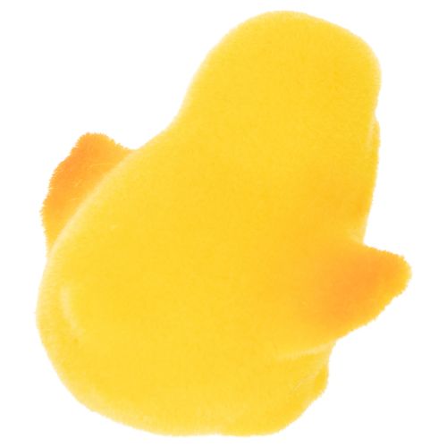 Product Small Easter chicks, yellow and orange flocked, 4.5cm tall, 18 pieces