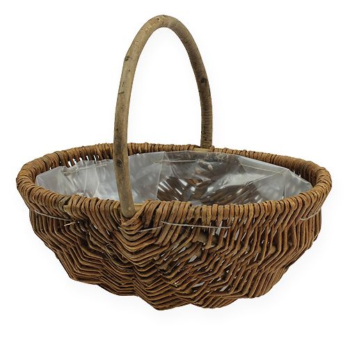 Product Potato basket 32/27.5/23.5cm with foil natural 3pcs