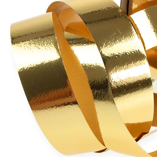 Product Curled ribbon shiny 19mm 100m gold