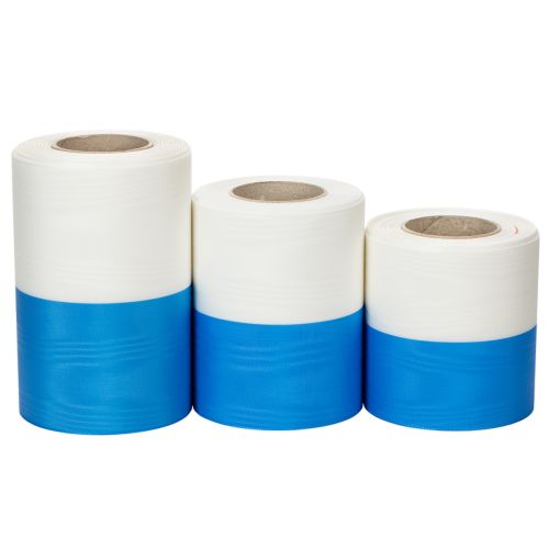 Moiré blue and white wreath ribbons buy online | Floristik24.ie