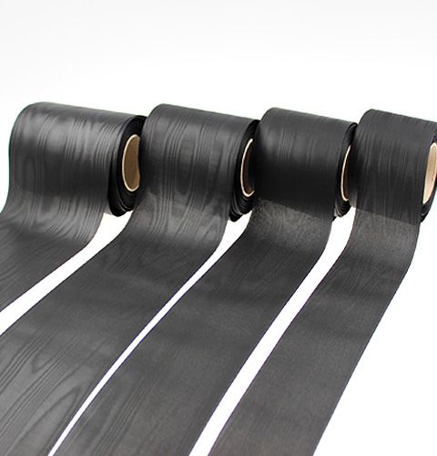 Wreath ribbon black various widths 25m