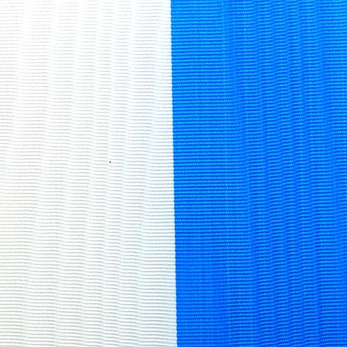 Floristik24 Wreath ribbons Moiré blue-white 150 mm