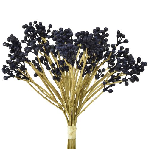 Product Artificial Berries Blue Artificial Plants 28cm 12 pcs in bunch