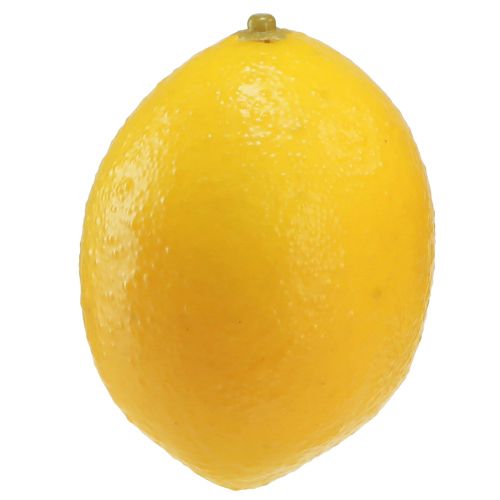Product Decorative Artificial Lemon Set, Yellow 4.5cm x 6.5cm - 12 Pack, Deceptively Realistic Artificial Fruits for Table Decoration and Crafts