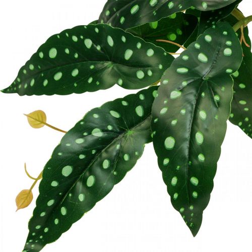 Product Artificial Begonia Artificial Plant Green, Dark Green 42×28cm