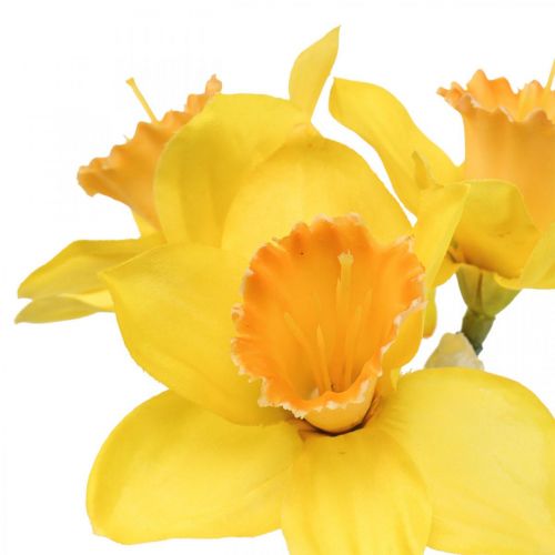 Product Artificial daffodils silk flowers yellow daffodils 40cm 3pcs