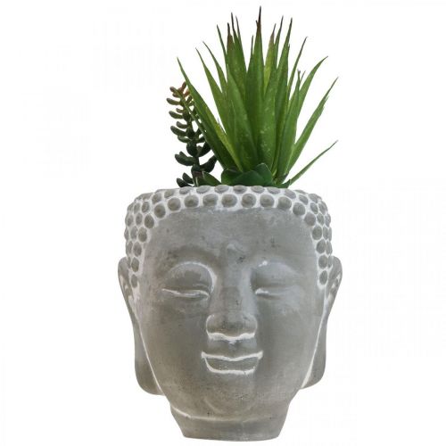 Product Artificial Succulent Flower Pot Buddha Ø12cm H25cm