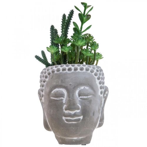 Artificial Succulent Flower Pot Buddha Ø12cm H24cm