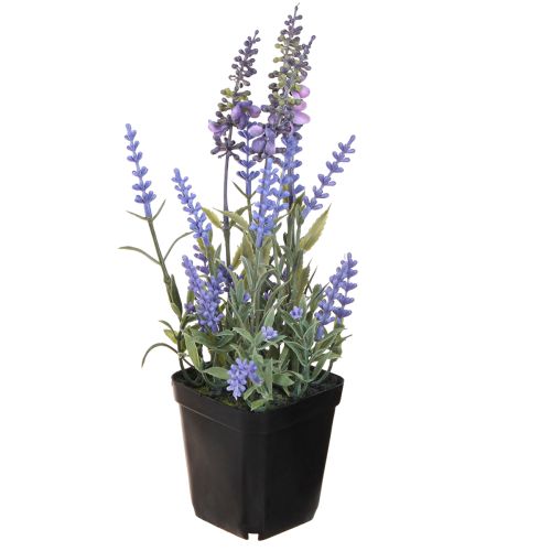 Product Artificial Lavender in Pot Flowering Artificial Plants 25cm