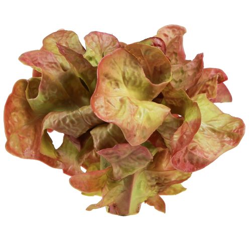 Floristik24 Artificial Salad Lollo Rosso Decorative Lettuce Head Ø20cm