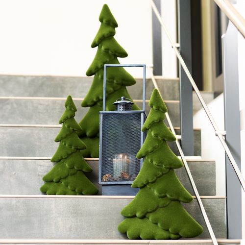 Floristik24 Artificial Christmas tree fir tree green flocked 45cm