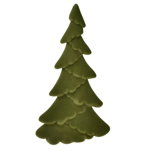 Floristik24 Artificial Christmas tree fir tree green flocked 45cm